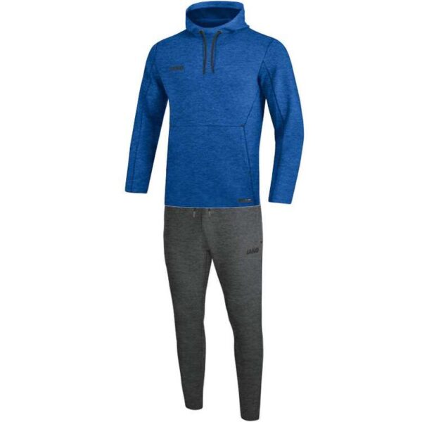 Jako Jogginganzug Premium Basics mit Kapuzensweat royal meliert...