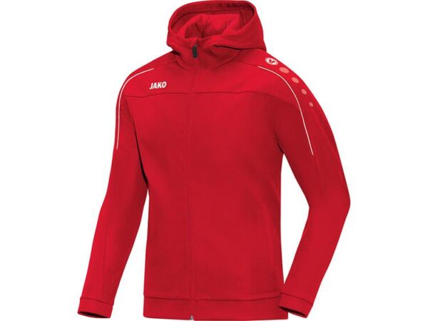 Jako Kapuzenjacke Classico 6850 01 rot Gr. 40