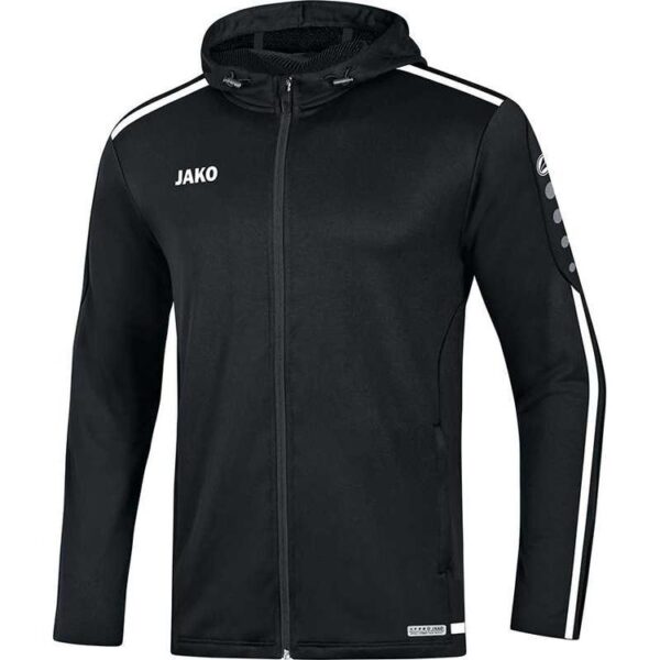 Jako Kapuzenjacke Striker 2.0 schwarz/wei? 6819 08 Gr. 140