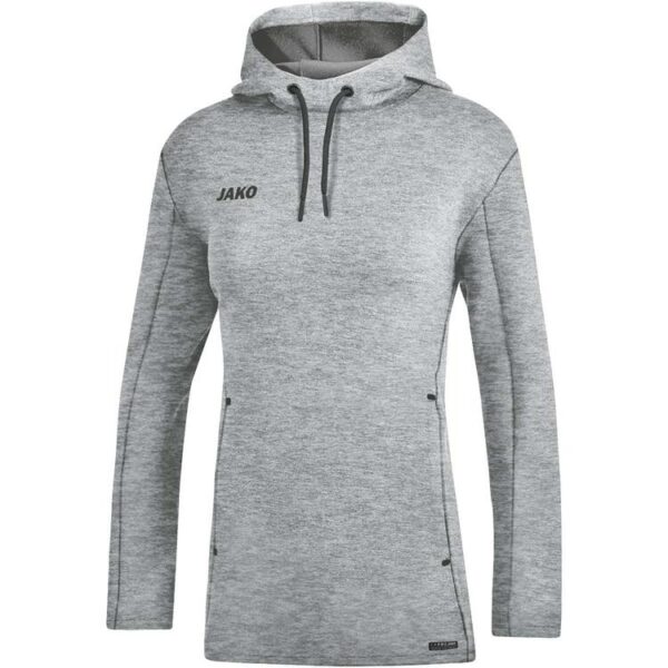 Jako Kapuzensweat Premium Basics grau meliert 6729 40 Gr. 34