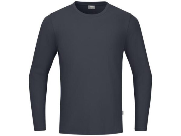 Jako Longsleeve Organic C6420 anthrazit - Gr. M