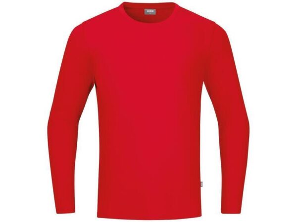 Jako Longsleeve Organic C6420 rot - Gr. 4XL