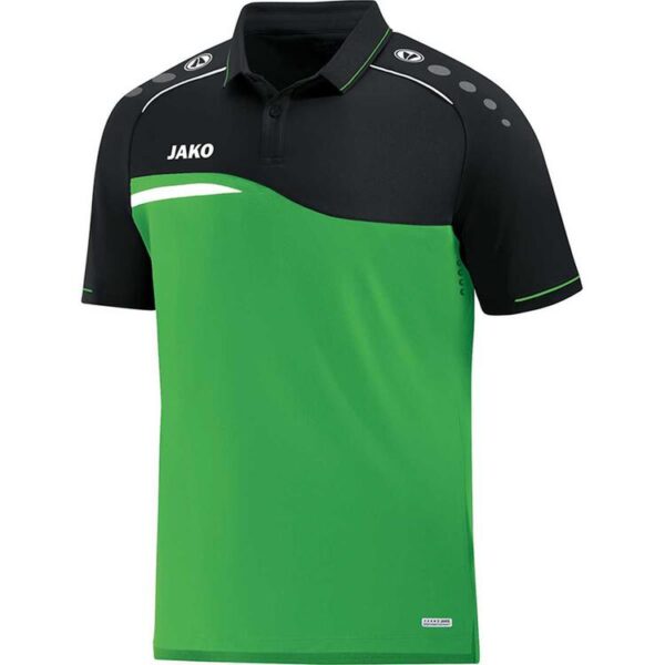 Jako Polo Competition 2.0 soft green/schwarz 6318 22 Gr. S