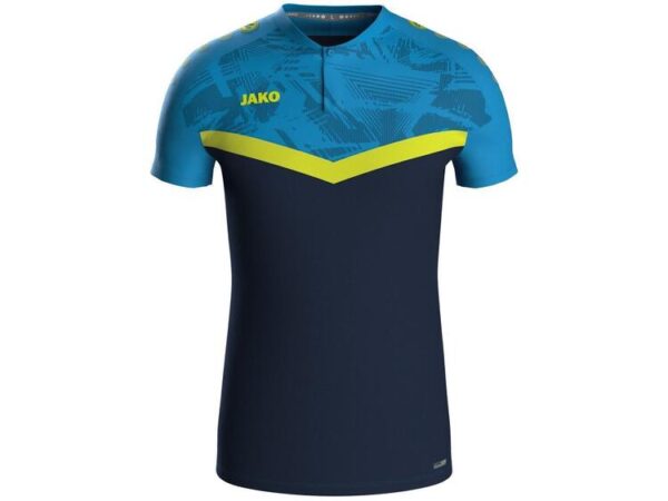 Jako Polo Iconic 6324 marine/JAKO blau/neongelb - Gr. XXL