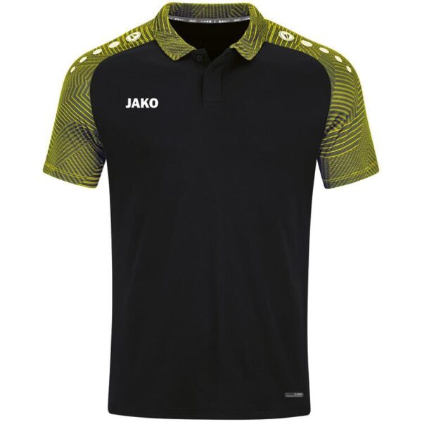 Jako Polo Performance 6322 schwarz/soft yellow 140