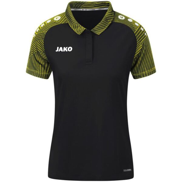 Jako Polo Performance 6322 schwarz/soft yellow 34