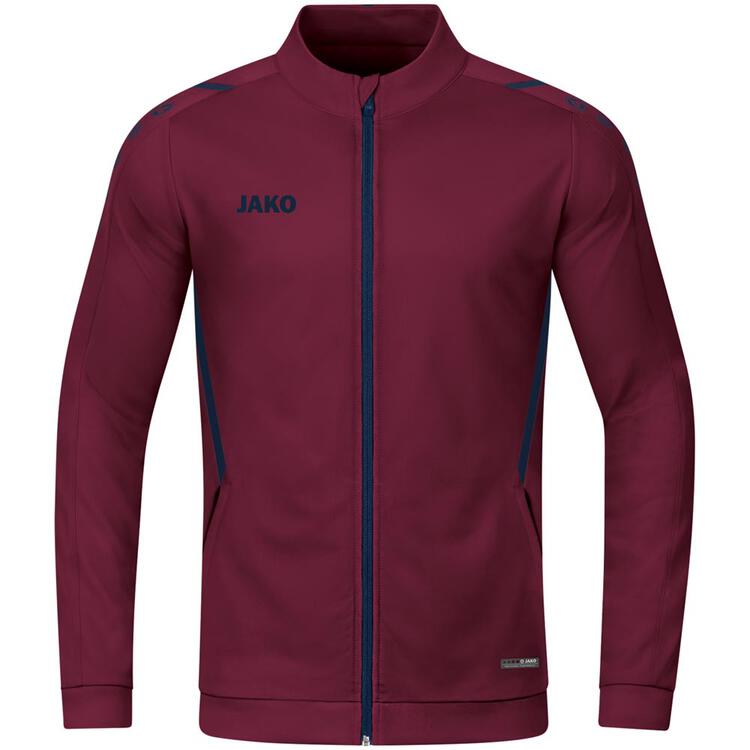 jako polyesterjacke challenge 9321 maroon marine gr 34