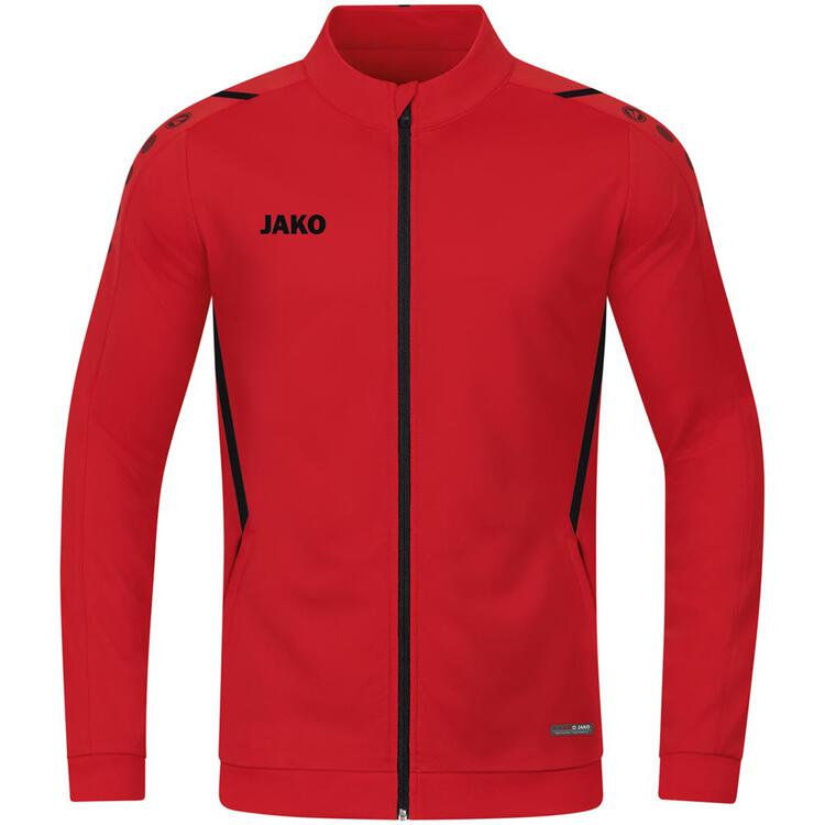 jako polyesterjacke challenge 9321 rot schwarz gr 140