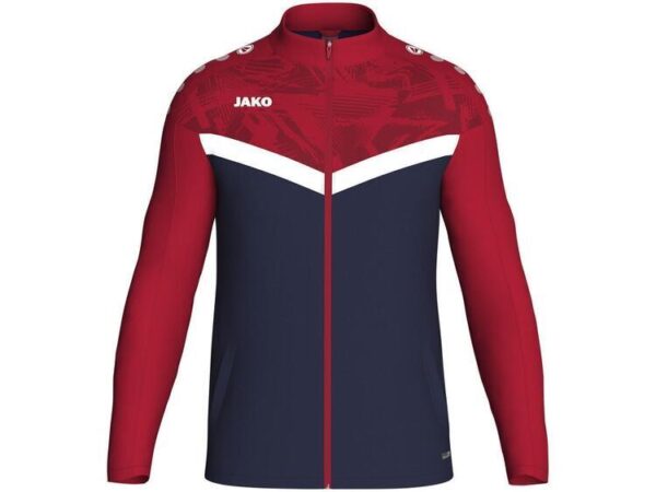 Jako Polyesterjacke Iconic 9324 marine/chili rot - Gr. 116