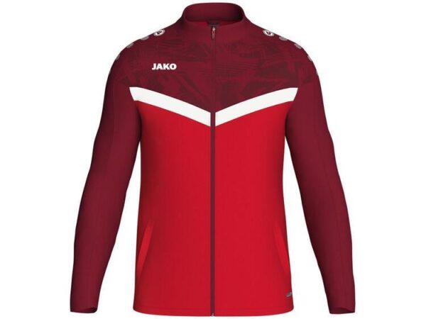 Jako Polyesterjacke Iconic 9324 rot/weinrot - Gr. 116