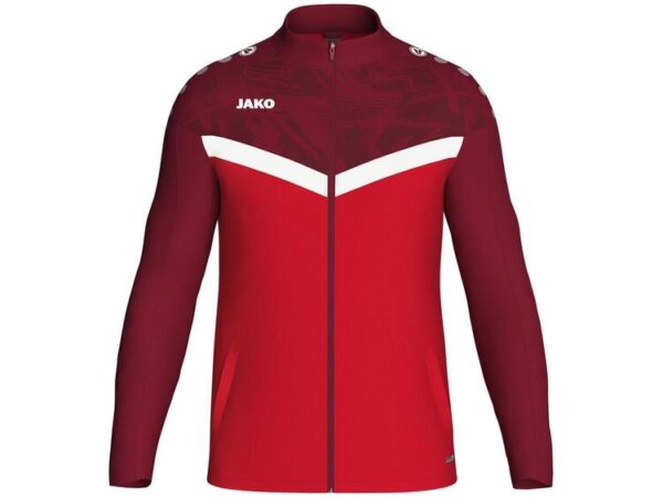 Jako Polyesterjacke Iconic 9324 rot/weinrot - Gr. 4XL