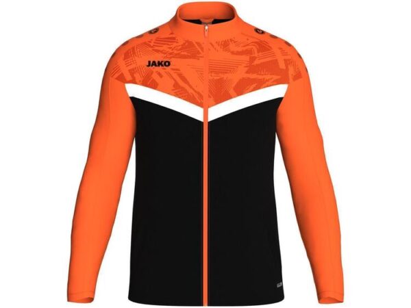 Jako Polyesterjacke Iconic 9324 schwarz/neonorange - Gr. 140