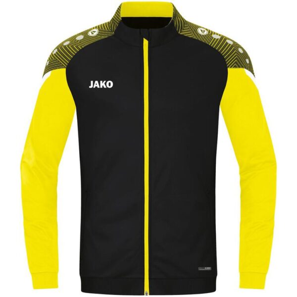 Jako Polyesterjacke Performance 9322 schwarz/soft yellow 116