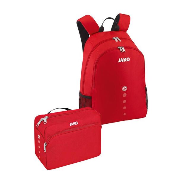 Jako Rucksack + Kulturbeutel Classico Set - Farbe: rot - rot - Gr....