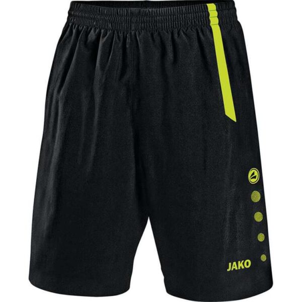 Jako Sporthose Turin schwarz/neongr?n 4462 80 Gr. L