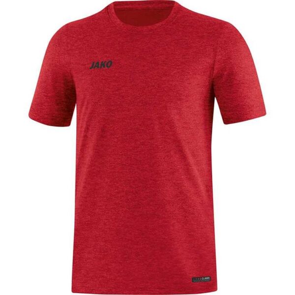 Jako T-Shirt Premium Basics rot meliert 6129 01 Gr. 34