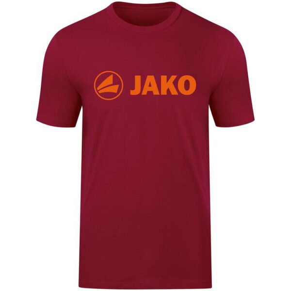 Jako T-Shirt Promo (2021) 6160-151 weinrot/neonorange Gr. 3XL