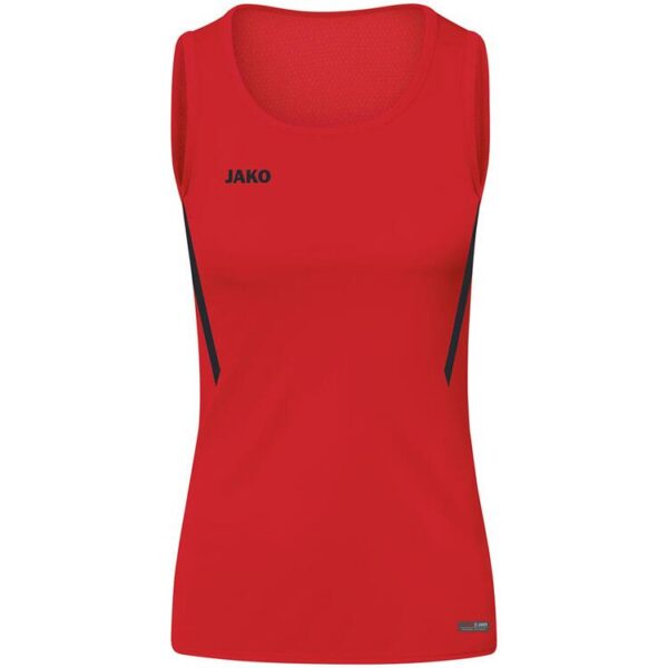 Jako Tanktop Challenge 6021 rot/schwarz Gr. 140