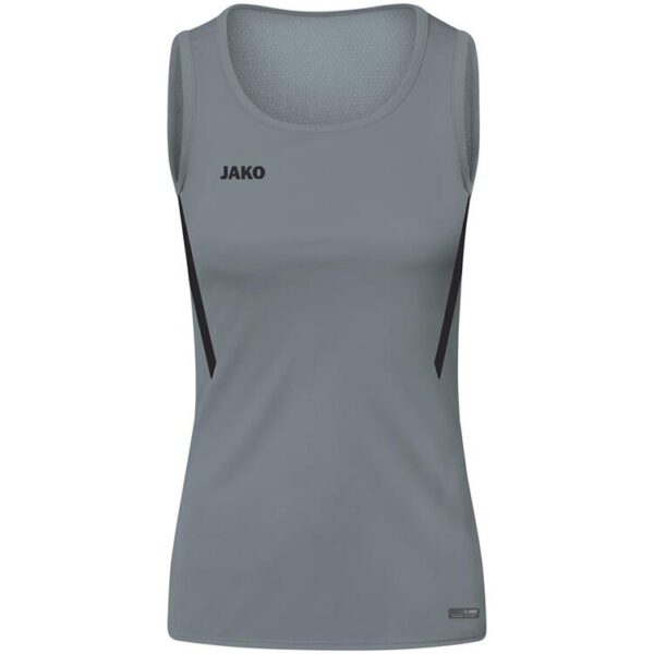 Jako Tanktop Challenge 6021 steingrau/schwarz Gr. 40