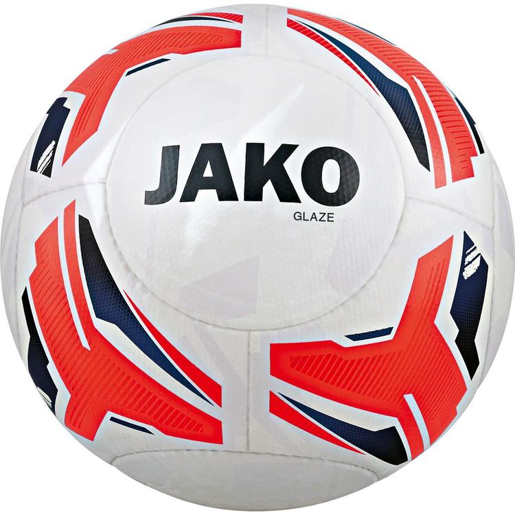 jako trainingsball glaze 2369 00 weiss flame navy gr 5