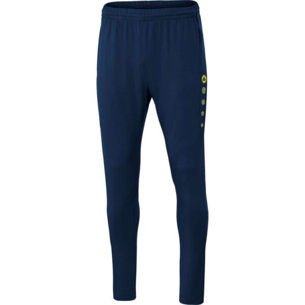 Jako Trainingshose Premium 8420-93 marine/neongelb Gr. M