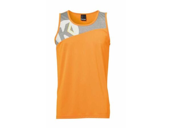 Kempa CORE 2.0 SINGLET fresh orange/dark grau me M