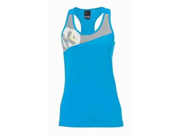 Kempa CORE 2.0 SINGLET WOMEN kempablau/dark grau melan L