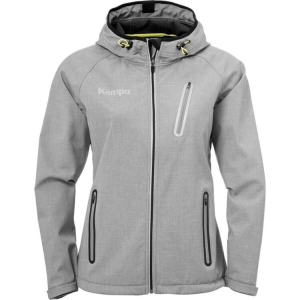 Kempa CORE 2.0 SOFTSHELL JACKE WOMEN dark grau melange 200325506 Gr. L