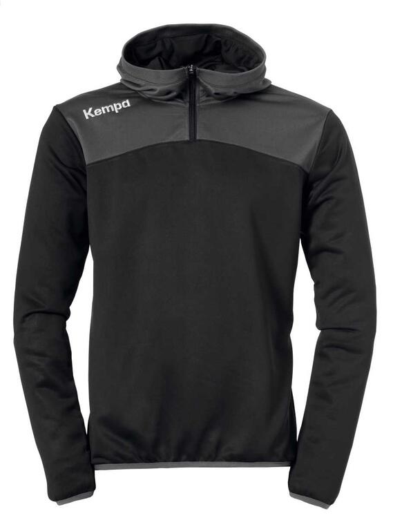 kempa emotion 20 quarter zip hoody 2002267 schwarz anthra 116