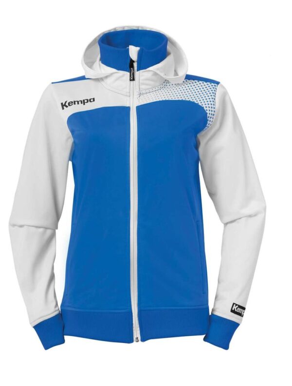 Kempa EMOTION KAPUZENJACKE WOMEN azurblau/wei? 200212903 Gr. M