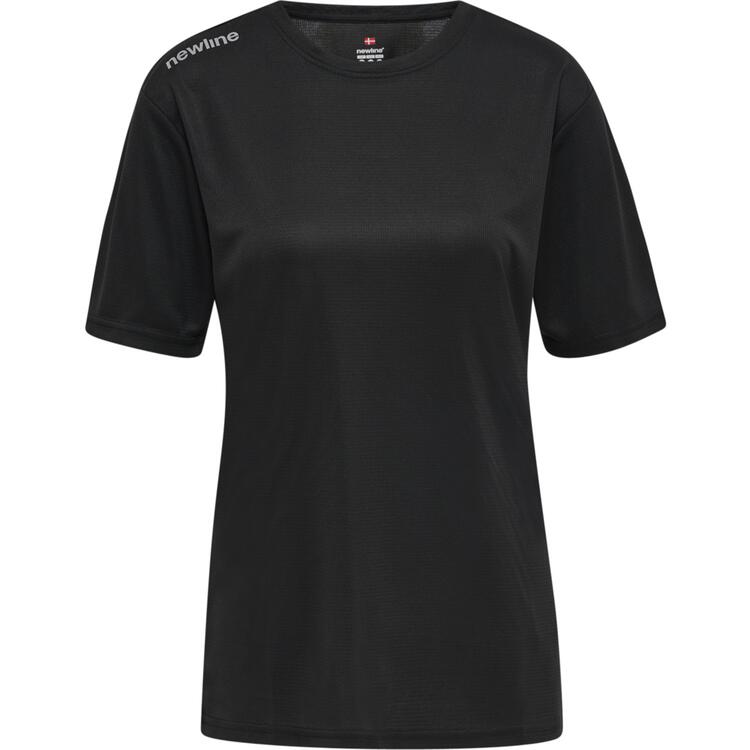 newline core damen laufshirt s s 500100 black l