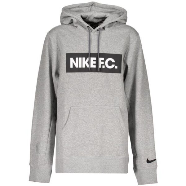 Nike NIKE F.C. MEN'S PULLOVER FLEECE SOC DARK GREY/HTR/WHITE/BLACK...