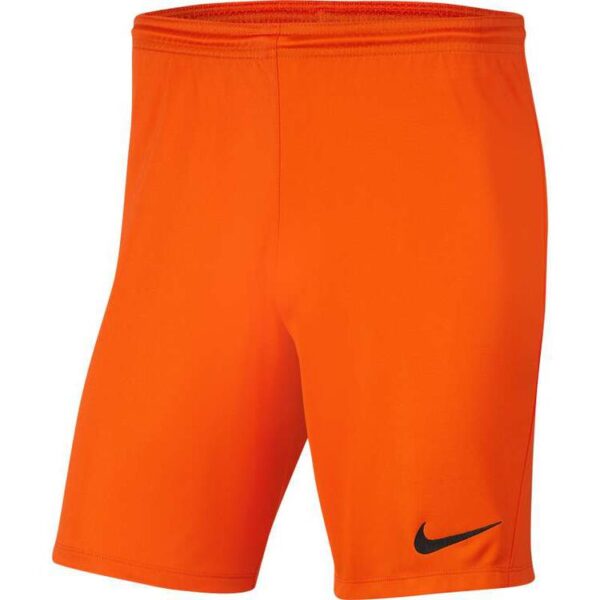 Nike Park III Short BV6855 SAFETY ORANGE/BLACK 2XL