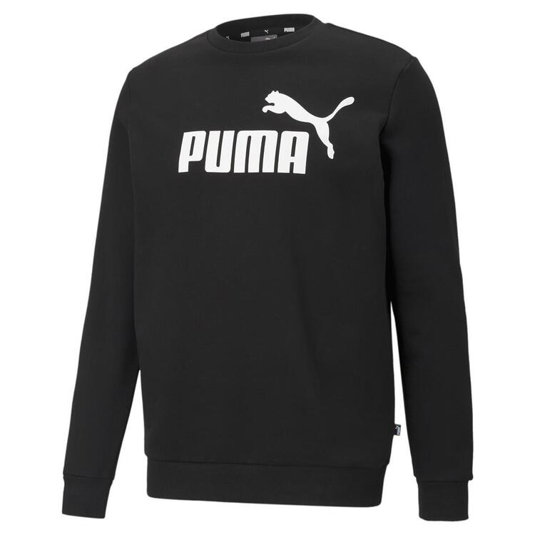 puma ess big logo crew fl 586678 puma black gr l