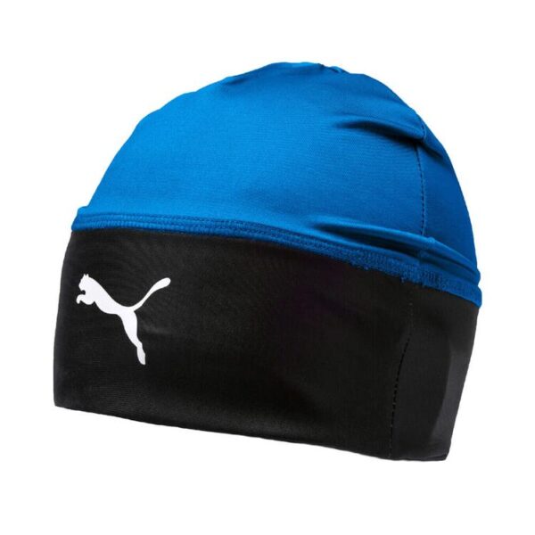 Puma LIGA Beanie 022355 Electric Blue Lemonade-Puma Black - Gr. OSFA