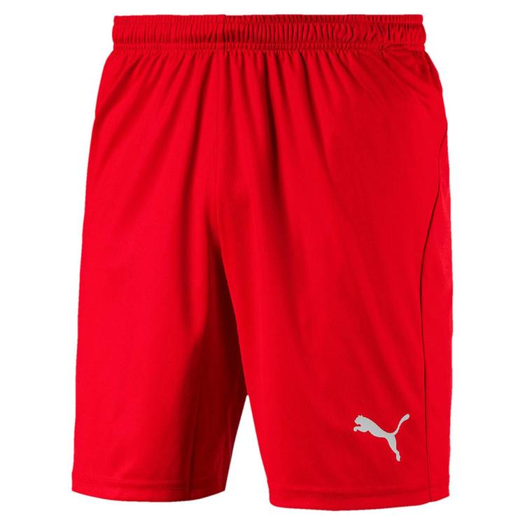 puma liga shorts core puma red puma white 703436 1 gr s