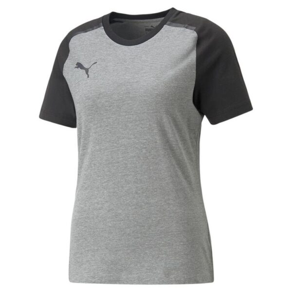 Puma teamCUP Casuals Tee Wmn 658424 Medium Gray Heather - Gr. XL