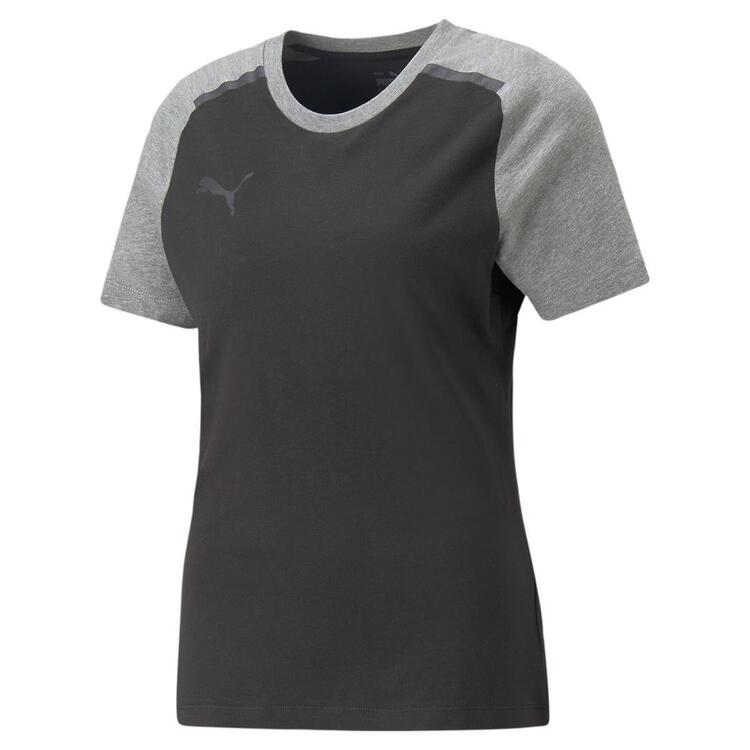 puma teamcup casuals tee wmn 658424 puma black gr s