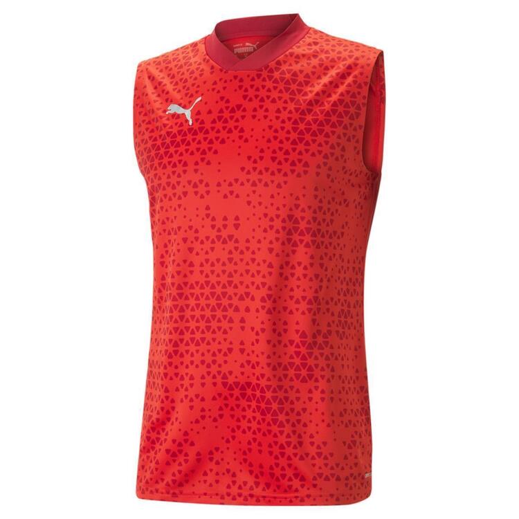 puma teamcup training jersey sl 657985 puma red gr m