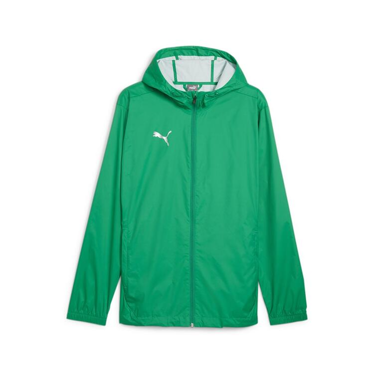 puma teamfinal allweather jkt 658599 sport green puma silver gr m