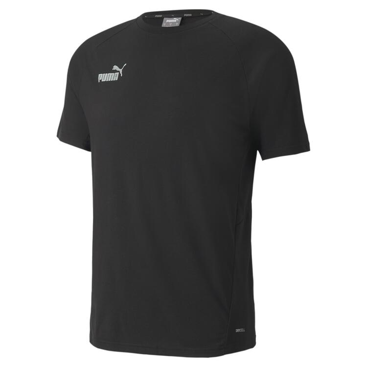 puma teamfinal casuals t shirt herren 657385 puma black s