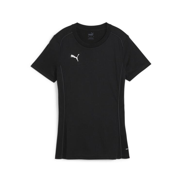 puma teamfinal casuals tee wmn 658546 puma black puma silver gr l