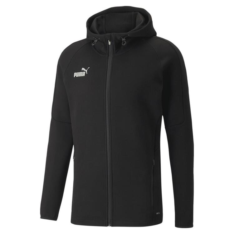 puma teamfinal kapuzenjacke herren 657383 puma black m