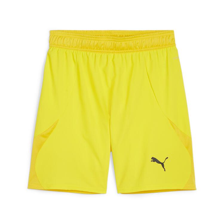 puma teamfinal shorts 705743 faster yellow puma black sport yellow gr l