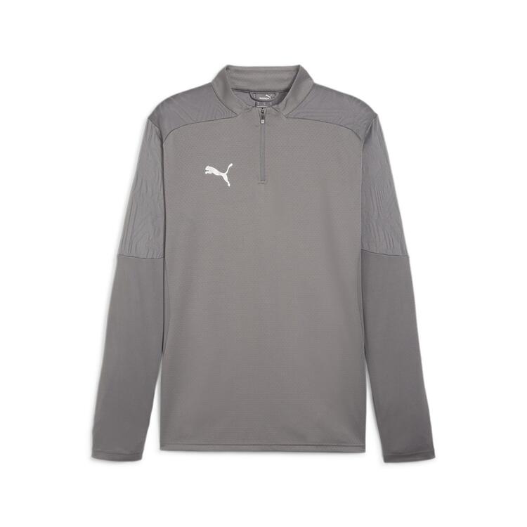 puma teamfinal training 1 4 zip top 658551 cast iron puma silver gr m