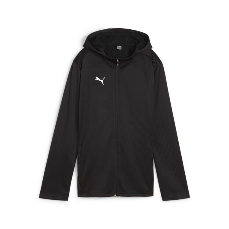 puma teamfinal training fleece jkt wmn 659162 puma black gr m