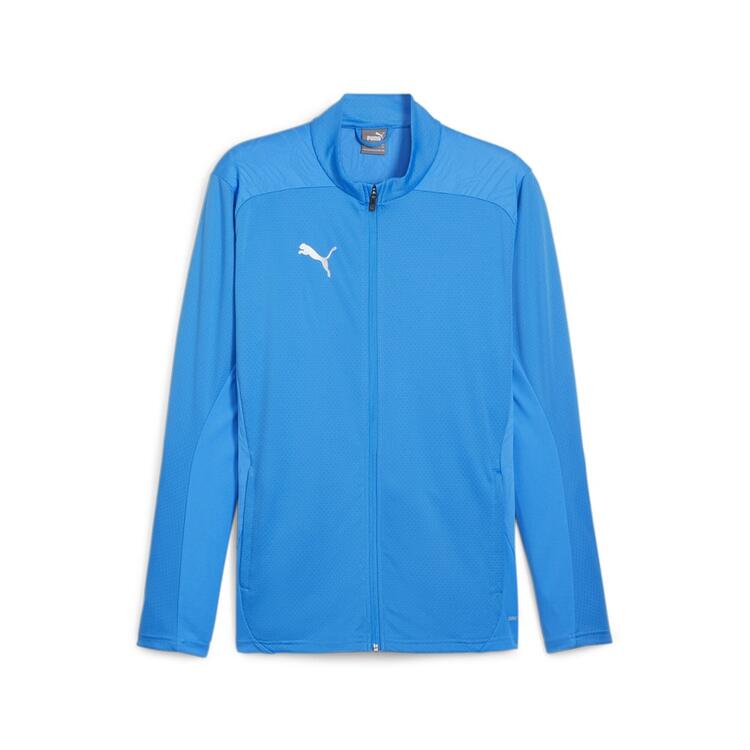 puma teamfinal training jacket 658554 ignite blue puma silver gr l