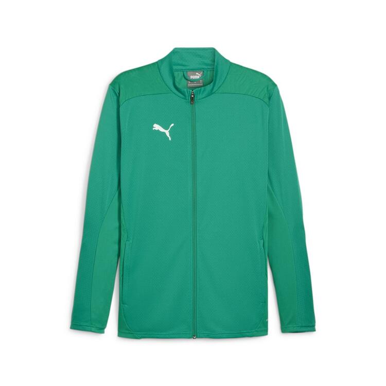 puma teamfinal training jacket 658554 sport green puma silver gr l