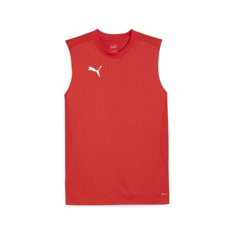 puma teamfinal training jersey sl 658559 puma red puma silver gr l