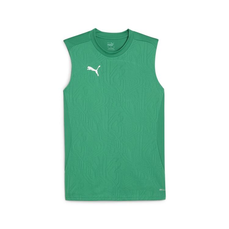 puma teamfinal training jersey sl 658559 sport green puma silver gr l